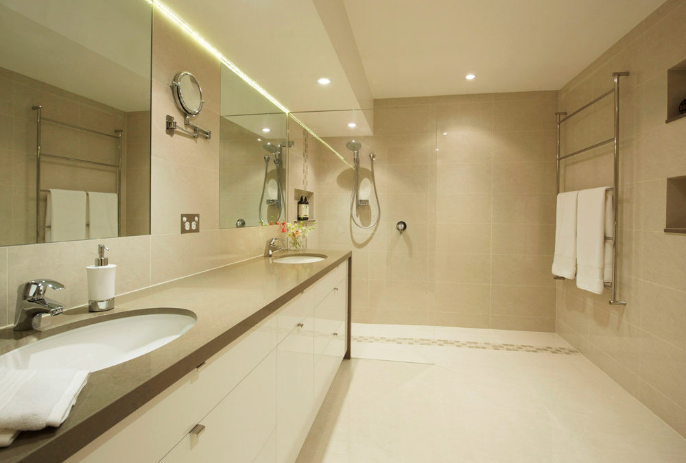 Bathroom renovationdark and dingy to light and bright